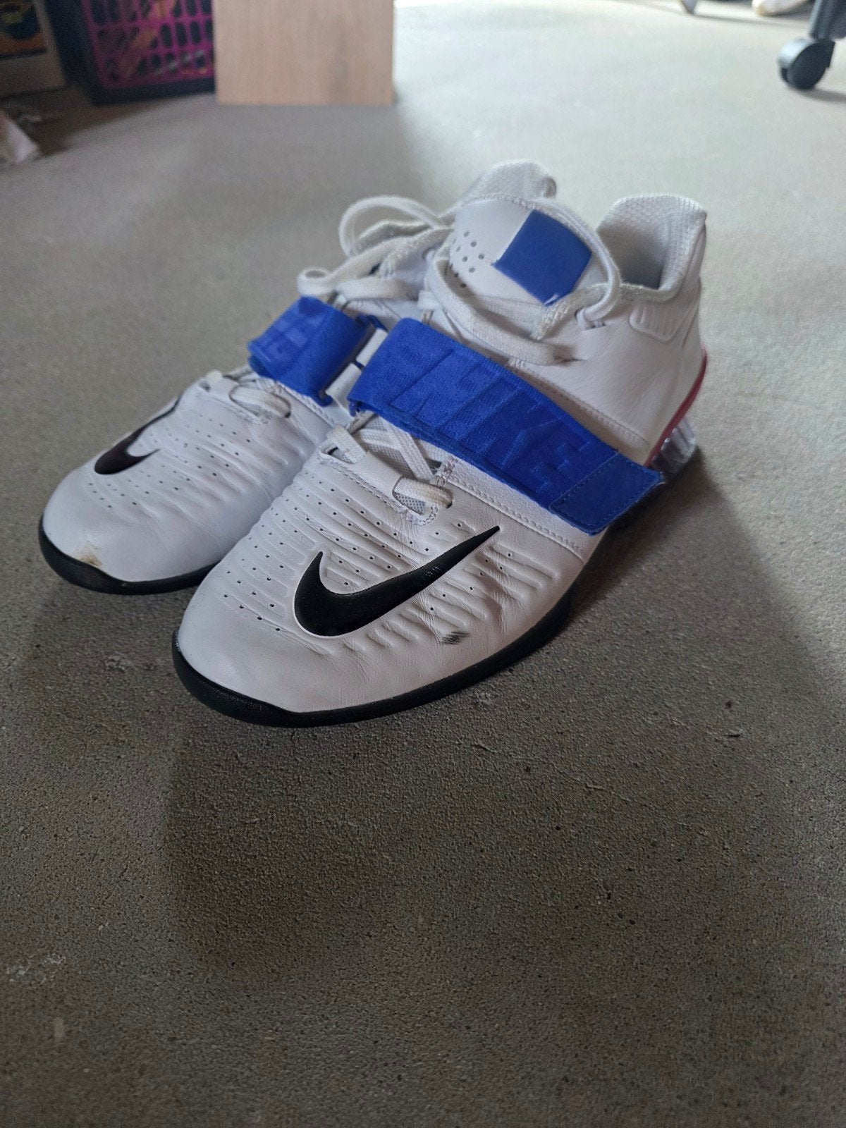 Nike Romaleos 3 Gewichthefschoenen - Wit/Rood/Blauw, Ophalen of Verzenden, Gebruikt