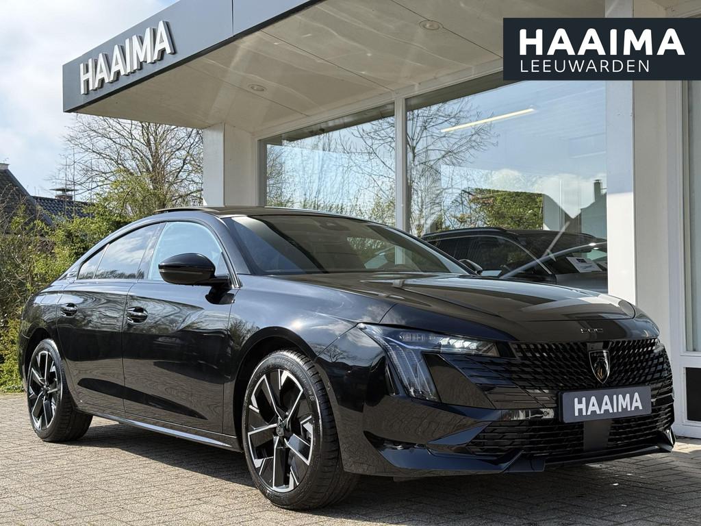 Peugeot 508 1.6 HYbrid 225 GT | Schuif-/kanteldak | Nappa Le, Euro 6, 4 cilinders, Automatische klimaatregeling, Zwart