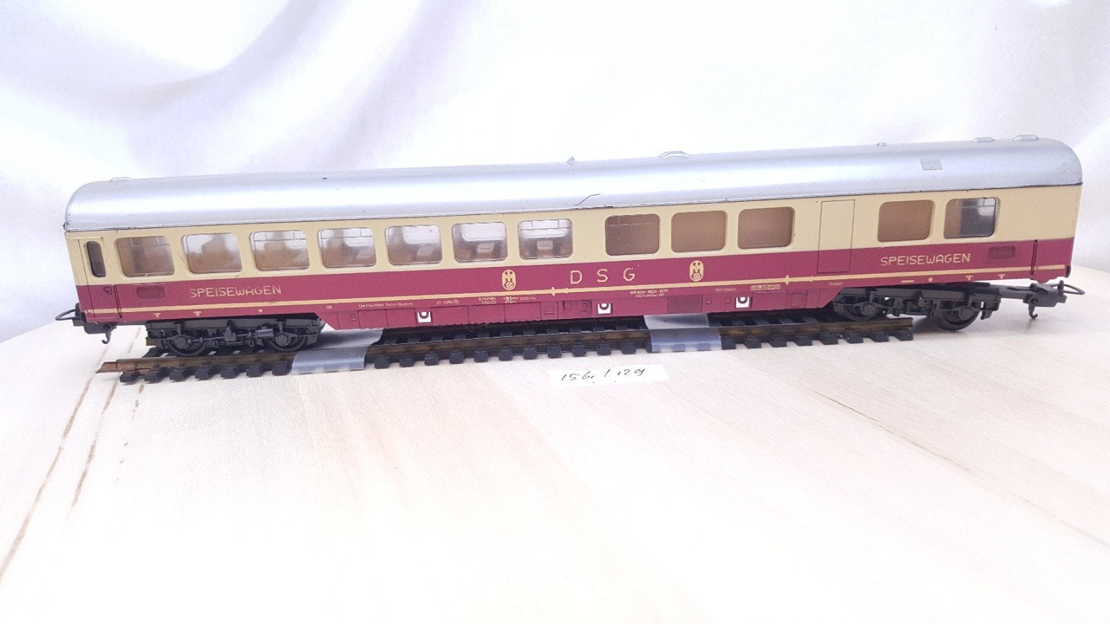 LIMA HO 9215 DB  DSG Speisewagen TEE Helvetia 1968, Gebruikt, Gelijkstroom, Wagon, Ophalen of Verzenden
