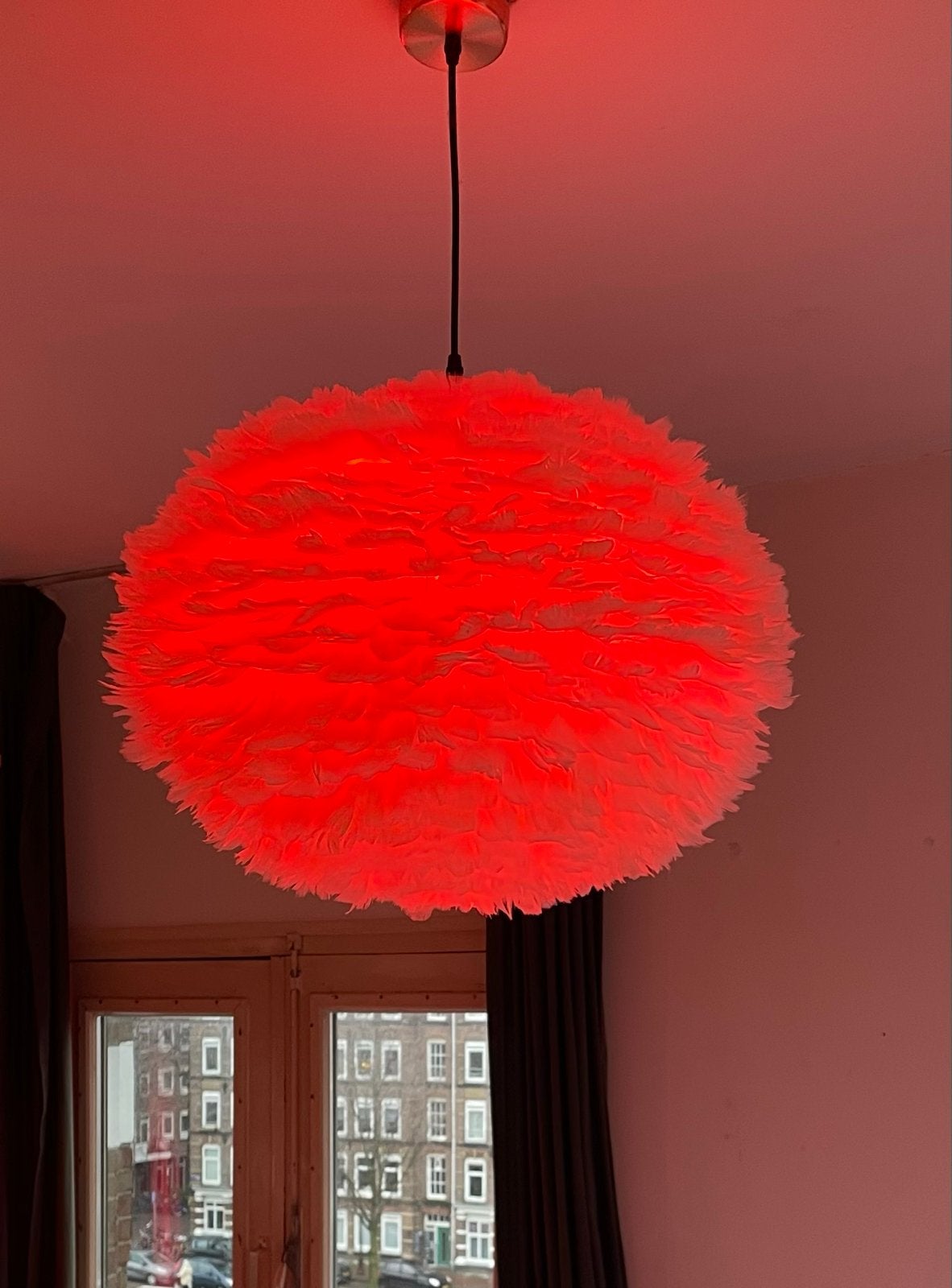 UMAGE Eos Hanglamp – Wit – 65cm – Zeer Goede Staat, Ophalen of Verzenden, Zo goed als nieuw, Natuurlijk materiaal, E27 (groot)