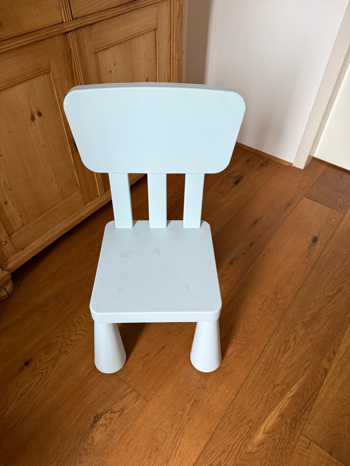 Ikea kinderstoel lichtblauw, Ophalen, Gebruikt, Overige typen