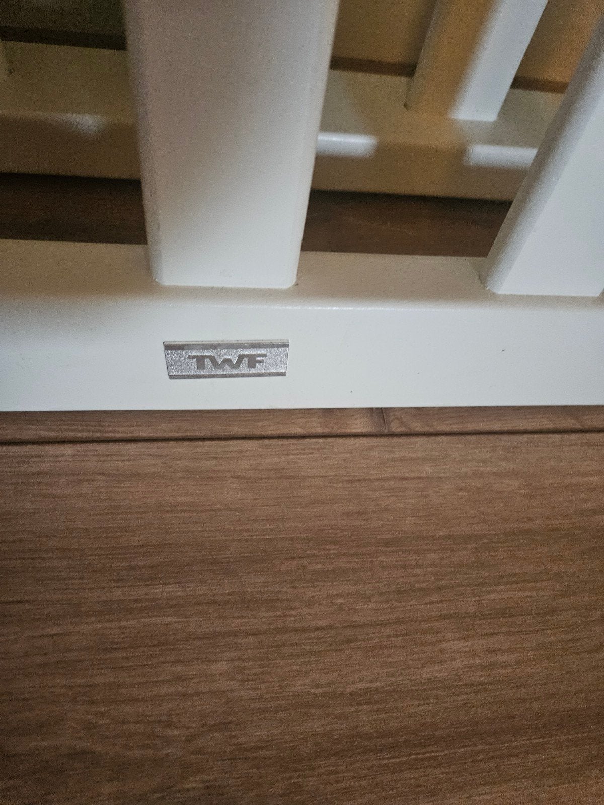 Witte TWF box met Lade - Zo goed als nieuw, Ophalen, Zo goed als nieuw, Ledikant