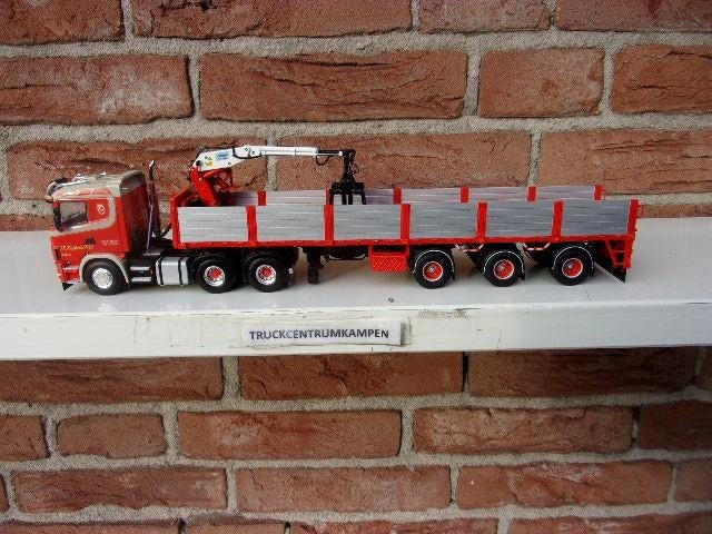 WSI  Scania  R4  Flat  Roof  6 x 2  van  Huskens., Ophalen of Verzenden, Nieuw, Bus of Vrachtwagen, Wsi