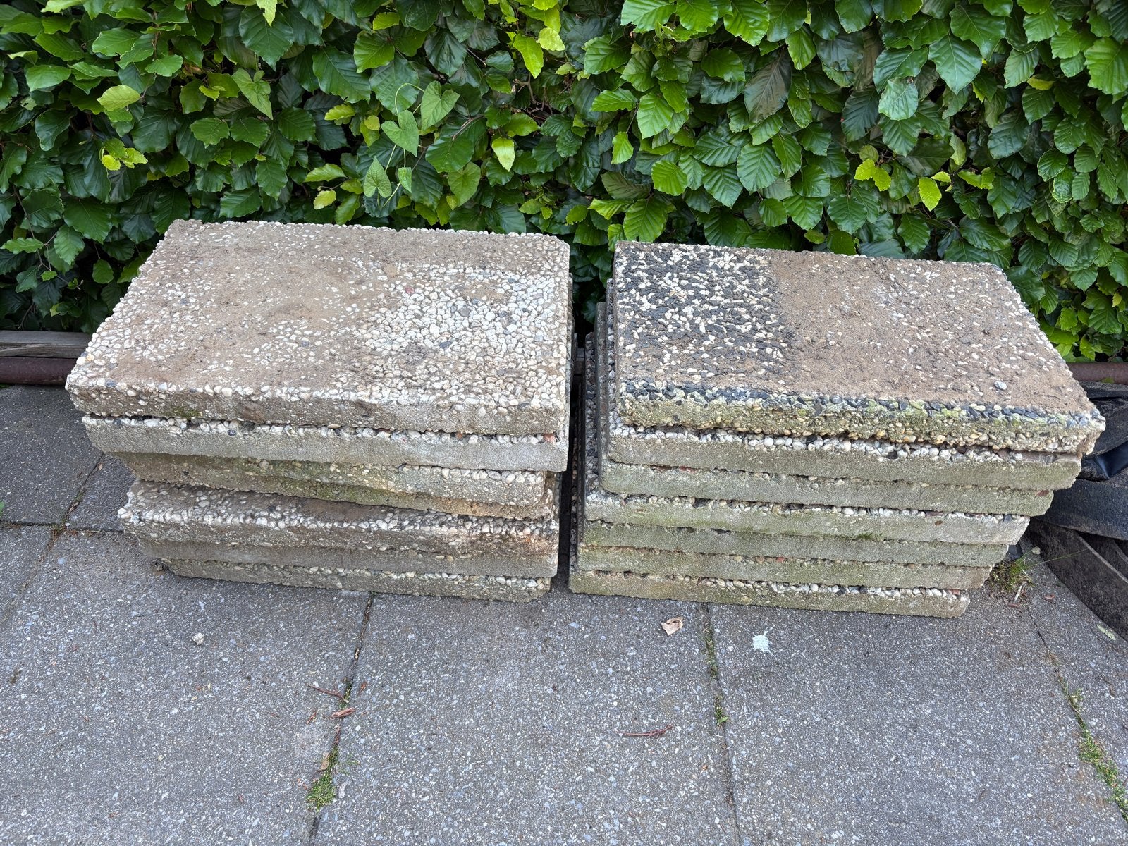 Gratis: Grindtegels 60x40, 14 stuks, Tuin en Terras, Ophalen, Gebruikt, Minder dan 5 m², Beton