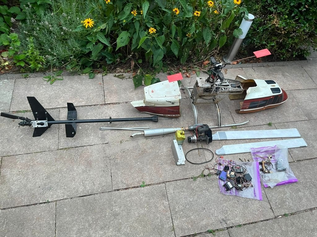 Graupner Bell 212 Twin-Jet - Klassieke RC helikopter (nitro), Ophalen, Gebruikt, Nitro, Helikopter