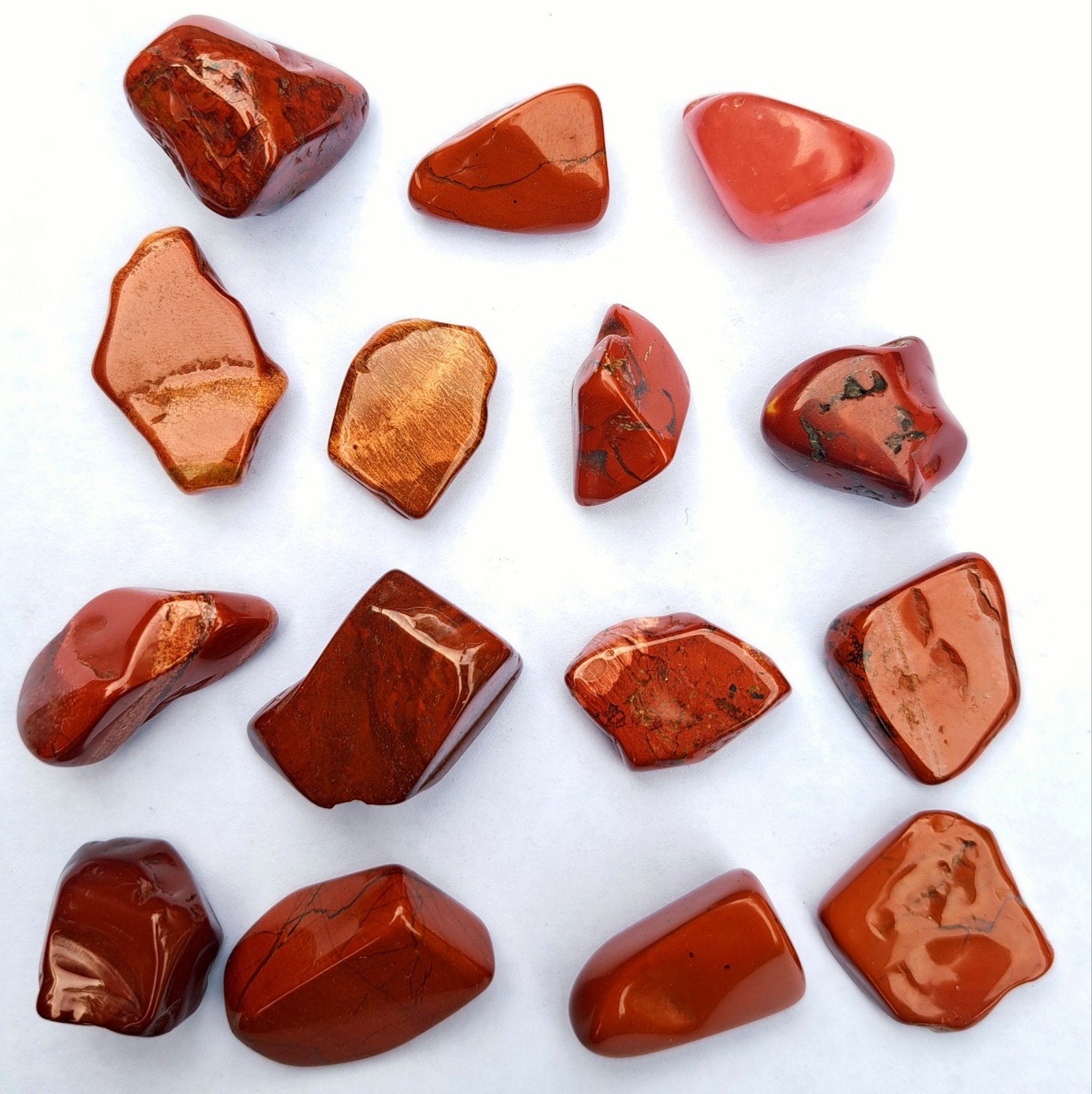 15x Jaspis voor €10 edelstenen set natuursteen kristallen, Ophalen of Verzenden