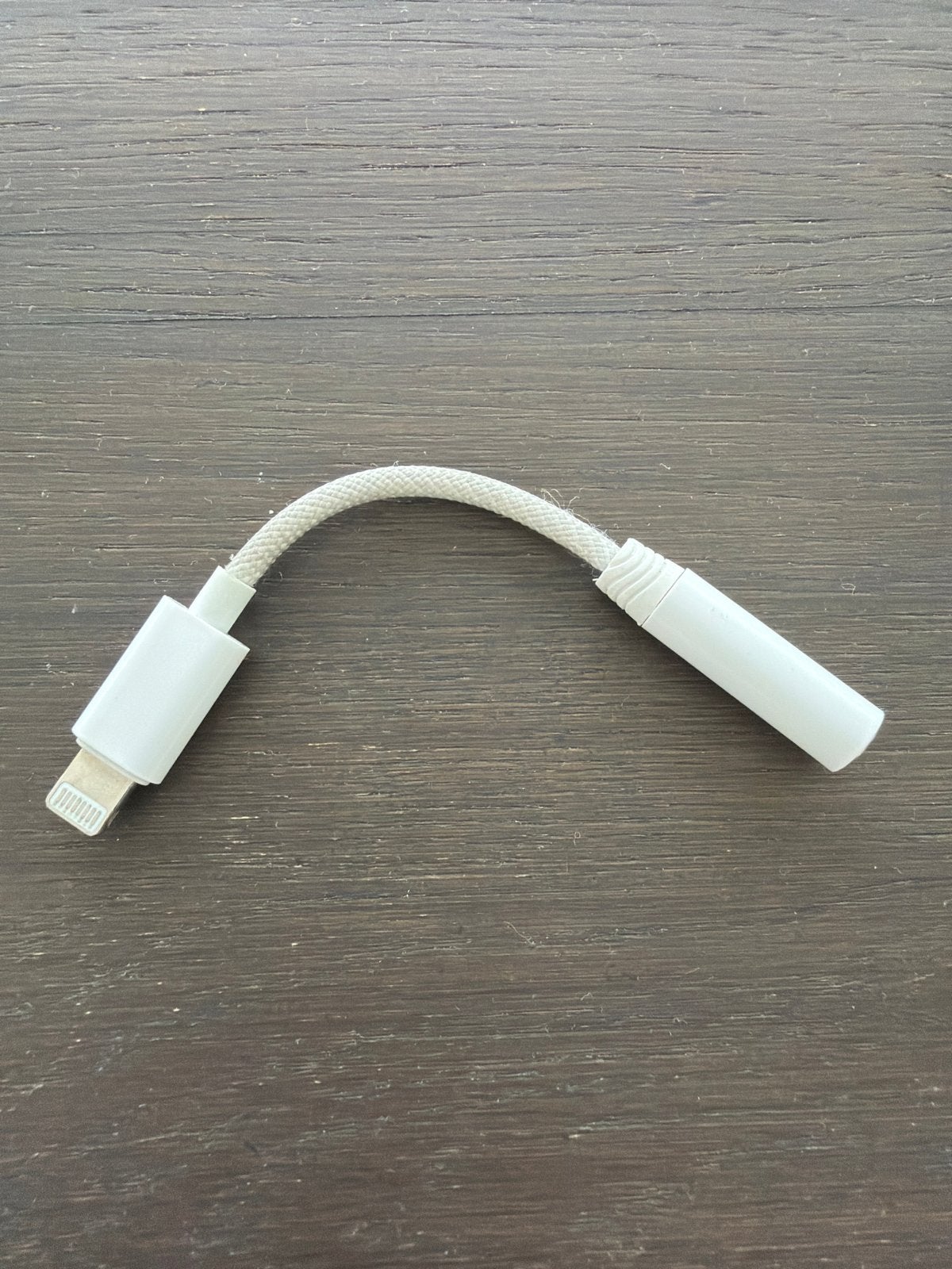 Lightning naar 3.5mm Jack Adapter voor iPhone, Verzenden, Zo goed als nieuw, Minder dan 2 meter, Overige kabels