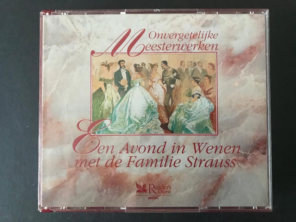 3 CD Box Een avond in Wenen met de familie Strauss, Cd's en Dvd's, Ophalen of Verzenden, Zo goed als nieuw, Klassiek