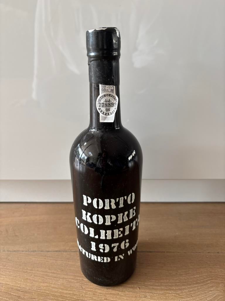 Porto Kopke Colheita 1976 - Gerijpt in Hout, Ophalen of Verzenden, Zo goed als nieuw, Overige gebieden, Port