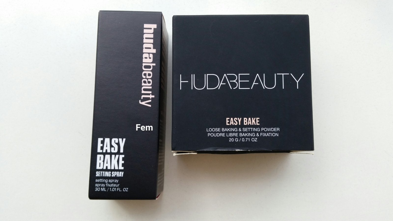 Huda Beauty Setting Powder en Setting Spray, Verzenden, Nieuw