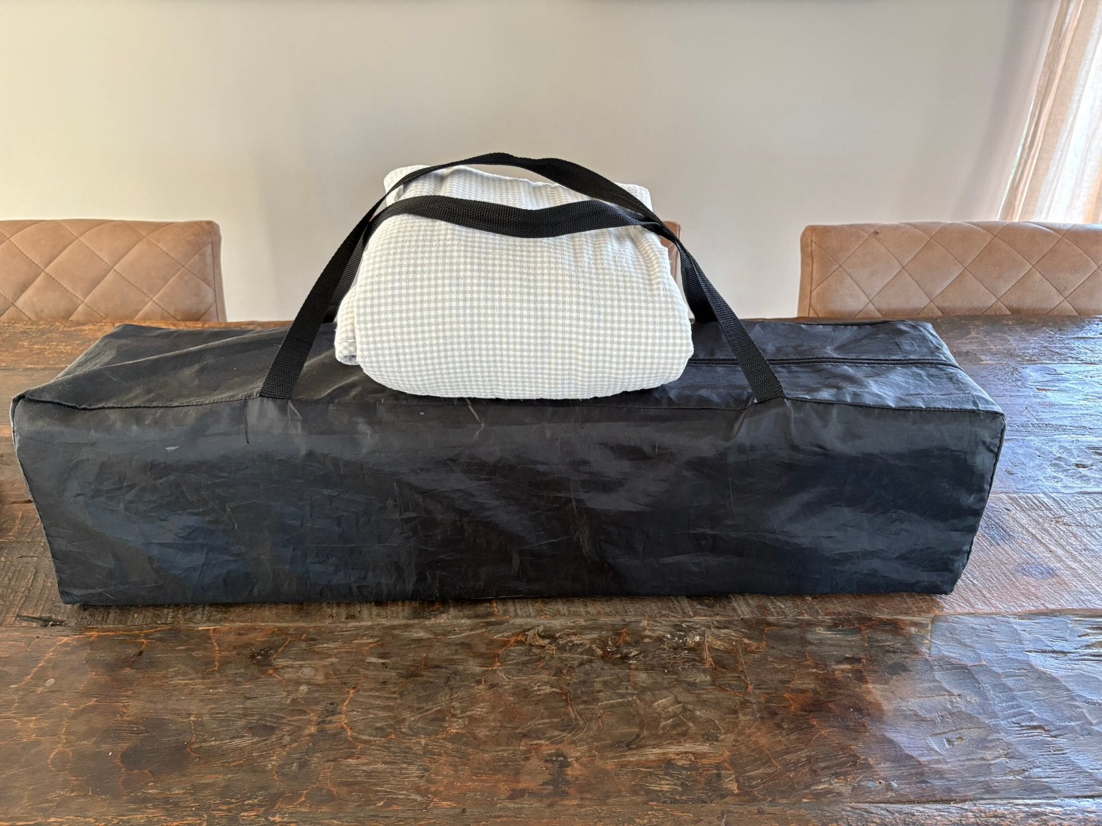 Inklapbare box/ camping box incl speelkleed, merk Ding, Ophalen of Verzenden, Gebruikt