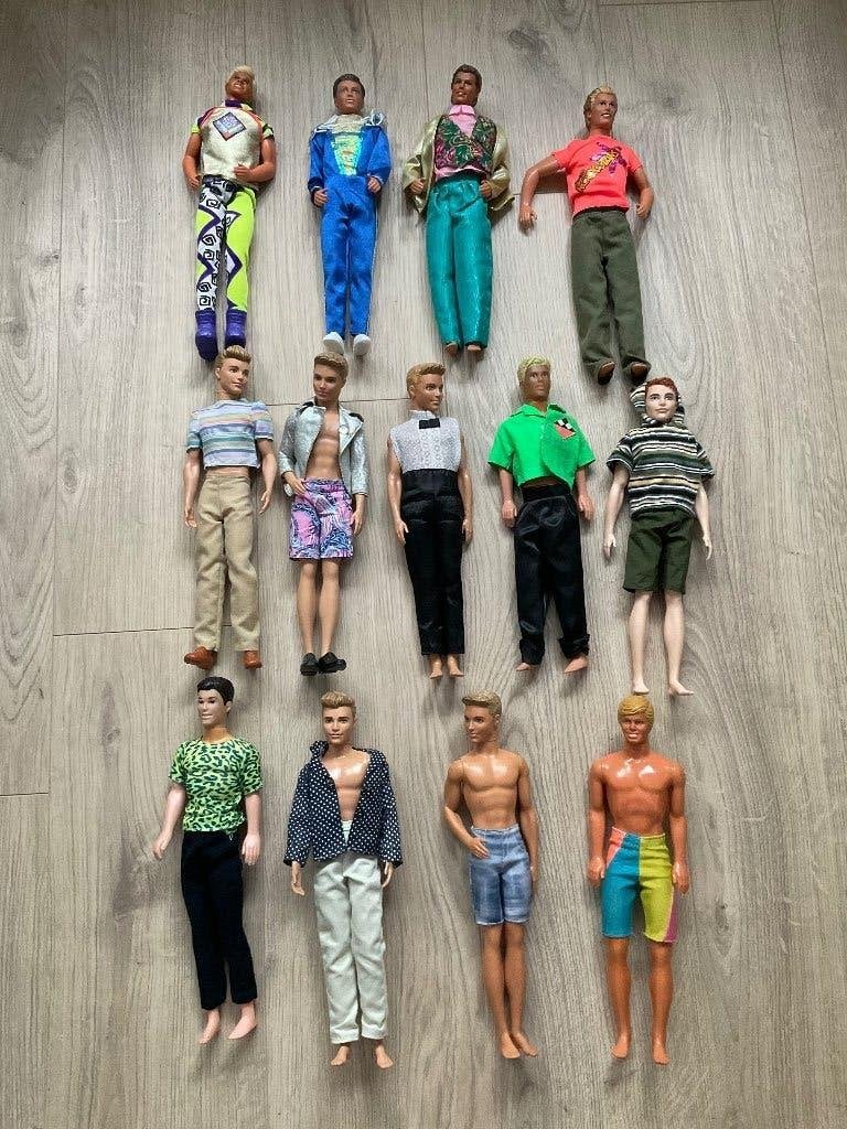 Mannen barbies, Kinderen en Baby's, Speelgoed | Poppen, Ophalen of Verzenden, Gebruikt, Barbie