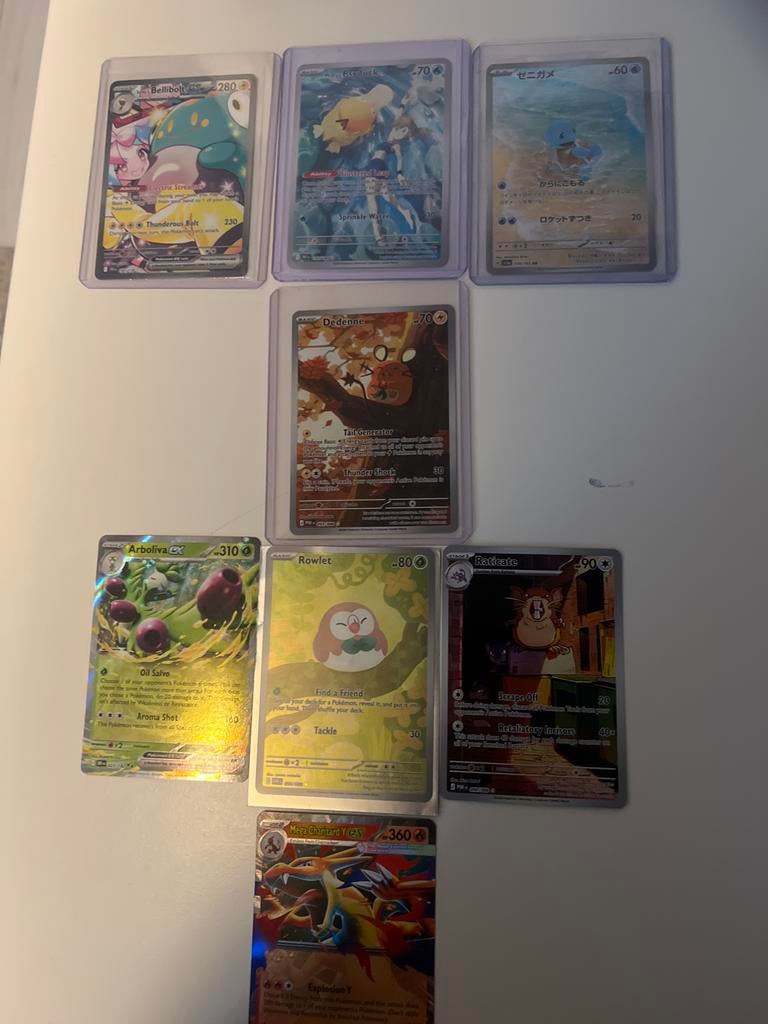Pokémon Kaarten Collectie - Diverse Zeldzame Kaarten, Ophalen of Verzenden, Zo goed als nieuw, Meerdere kaarten, Foil