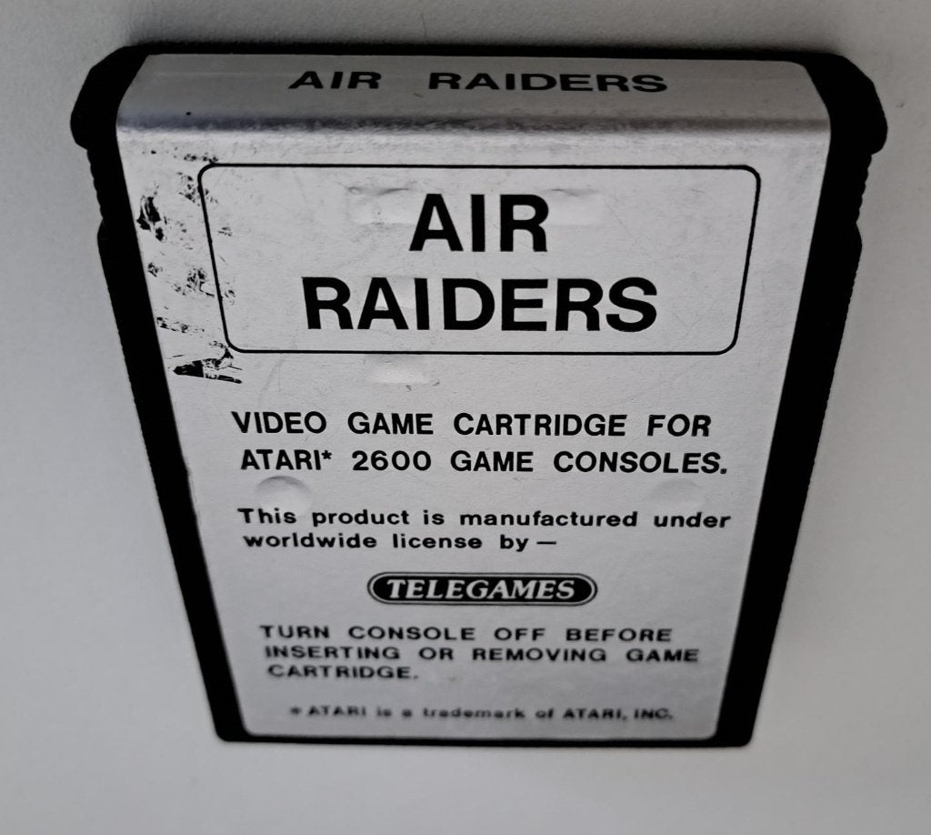 atari 2600 - air raiders, Spelcomputers en Games, 1 speler, Racen en Vliegen, Ophalen of Verzenden, Zo goed als nieuw