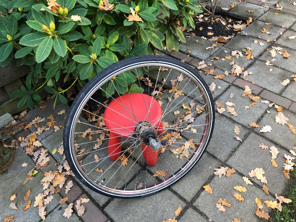 :achterwiel 28 inch 3 NEXUS versnellingen rollerbrakes, Wiel, Gebruikt, Shimano Nexus, Ophalen of Verzenden