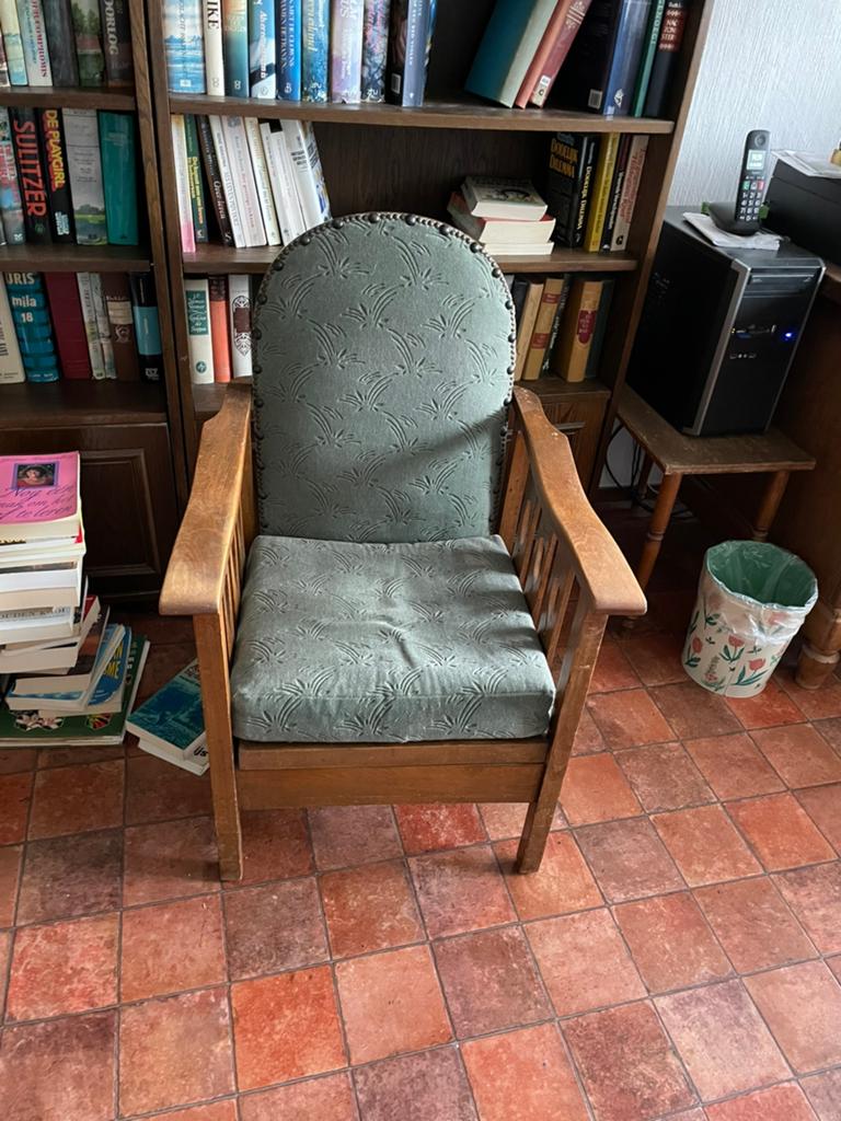 Rokers stoel vintage, Ophalen, Zo goed als nieuw, 50 tot 75 cm
