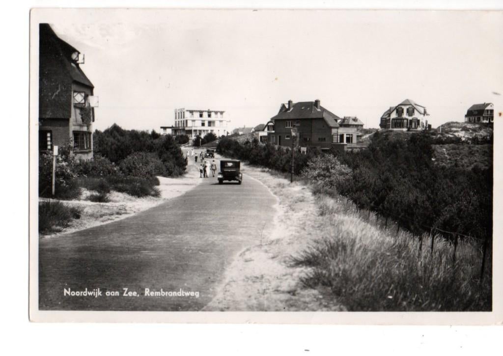 Noordwijk aan Zee. Rembrandtweg. (1939), Verzenden, 1920 tot 1940, Gelopen, Zuid-Holland