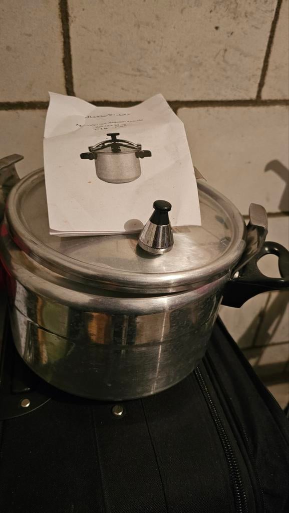 Aluminium Snelkookpan - Zo goed als nieuw, Ophalen of Verzenden, Zo goed als nieuw, Aluminium, Kookpan of Snelkookpan