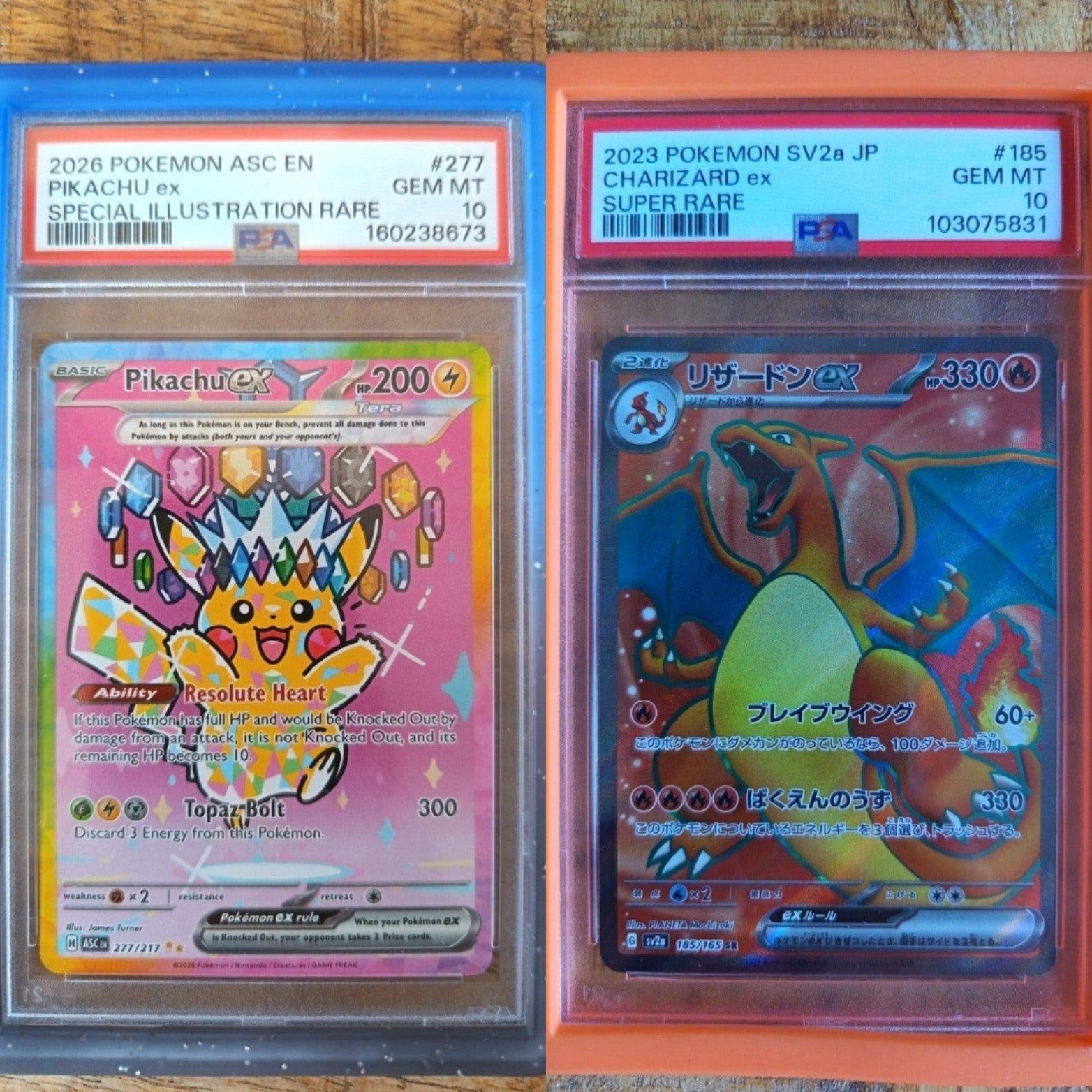 Pokémon kaarten Slabs PSA Graded!, Ophalen of Verzenden, Zo goed als nieuw, Meerdere kaarten, Foil