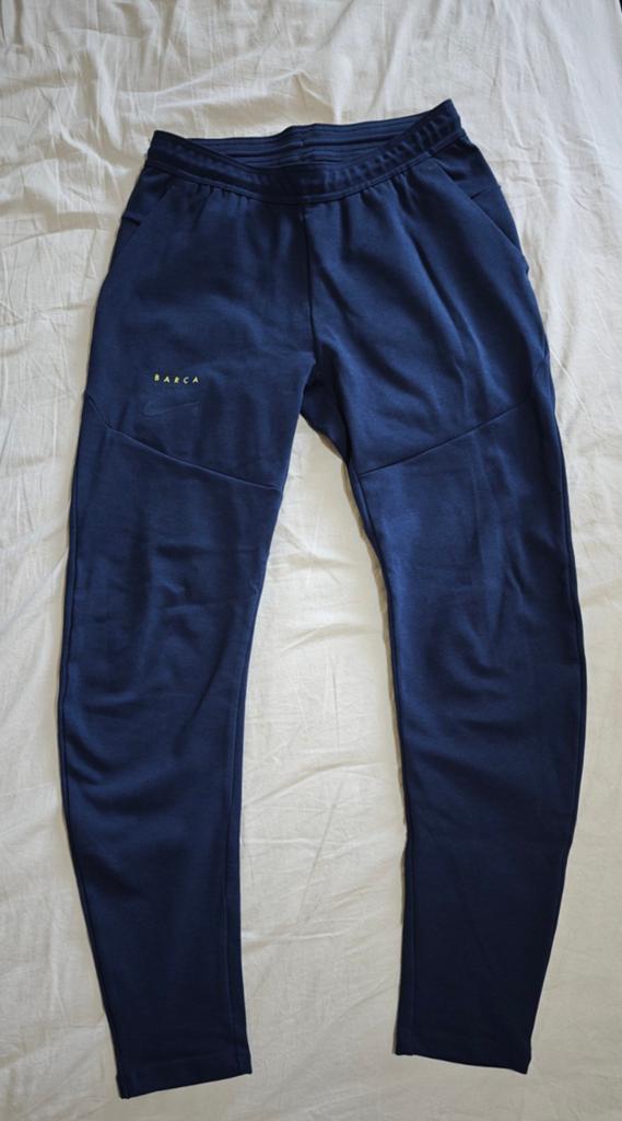 Origineel Barcelona Nike Tech Trainingspak, Blauw, Nike, Ophalen of Verzenden, Zo goed als nieuw