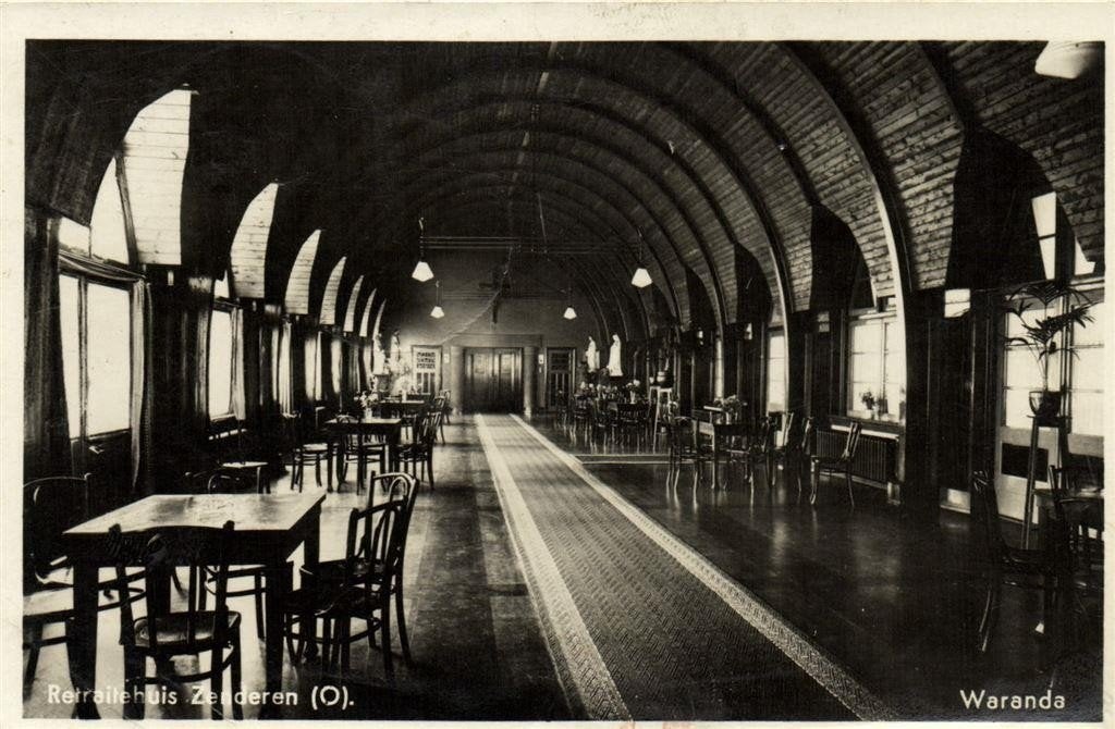 Retraitehuis Zenderen [O]. - Waranda - 1948 gelopen, Ophalen of Verzenden, 1940 tot 1960, Gelopen, Noord-Brabant