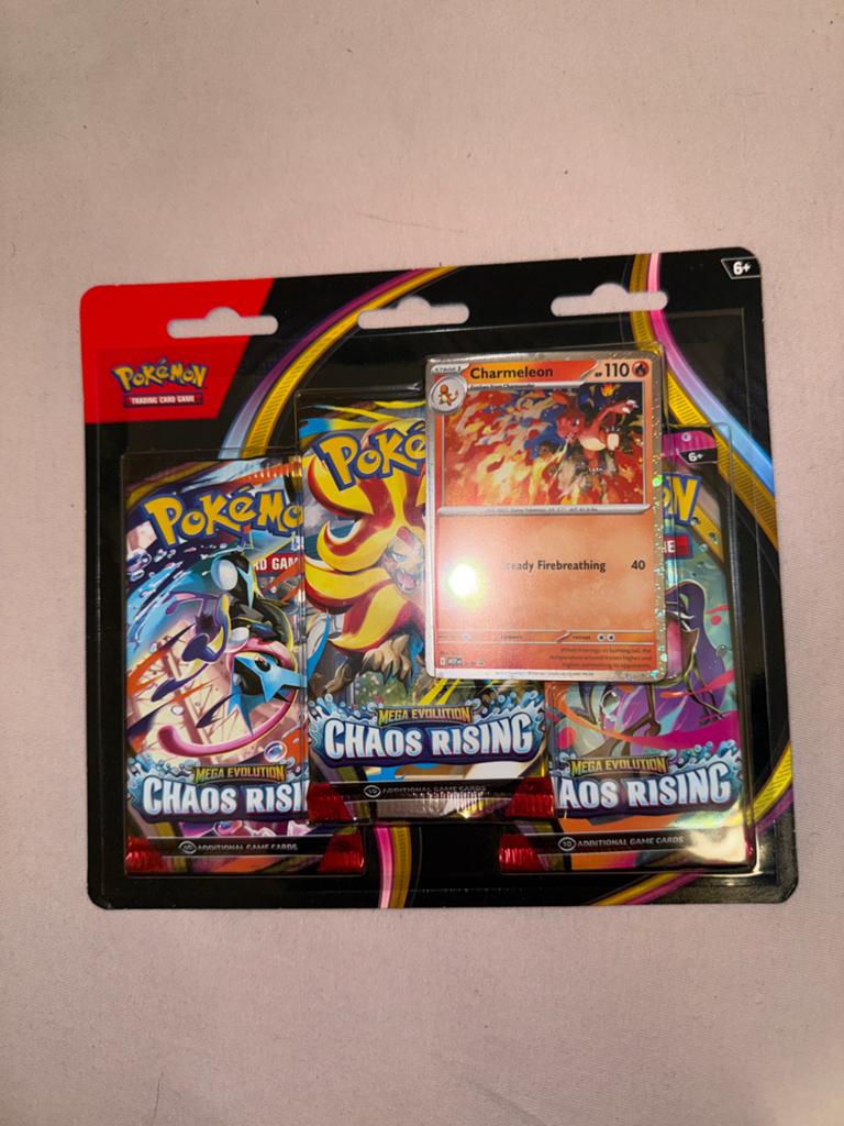 Pokemon Mega Evolution Chaos Rising Booster Pack Charmeleon, Ophalen of Verzenden, Nieuw, Booster, Foil