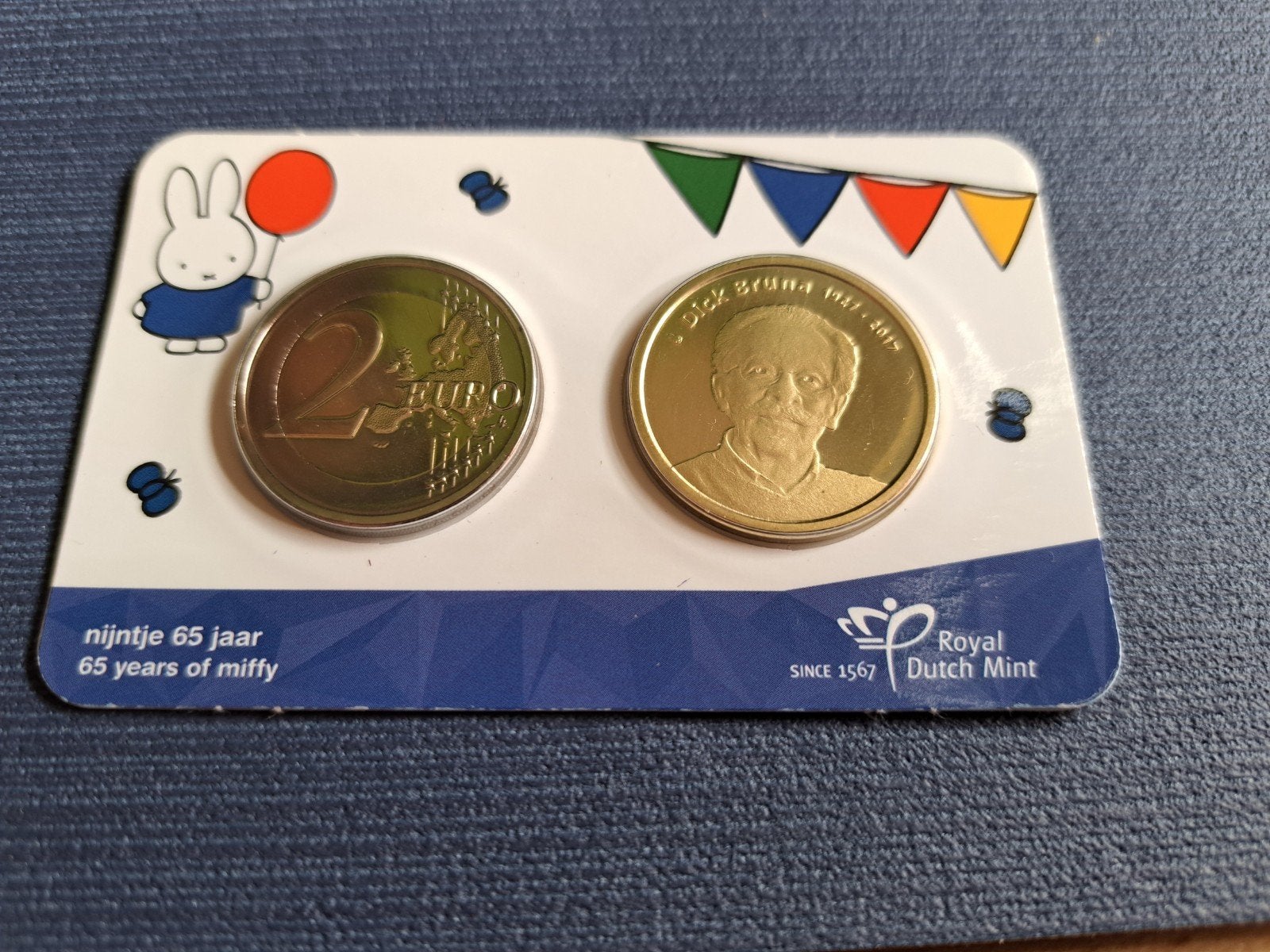 2 euro 2020 + Penning 65 jaar Nijntje in coincard, Ophalen of Verzenden, Euro's