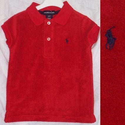 Rode Ralph Lauren polo maat 92 NIEUW (2665) a, Meisje, Nieuw, Ophalen of Verzenden, Shirt of Longsleeve