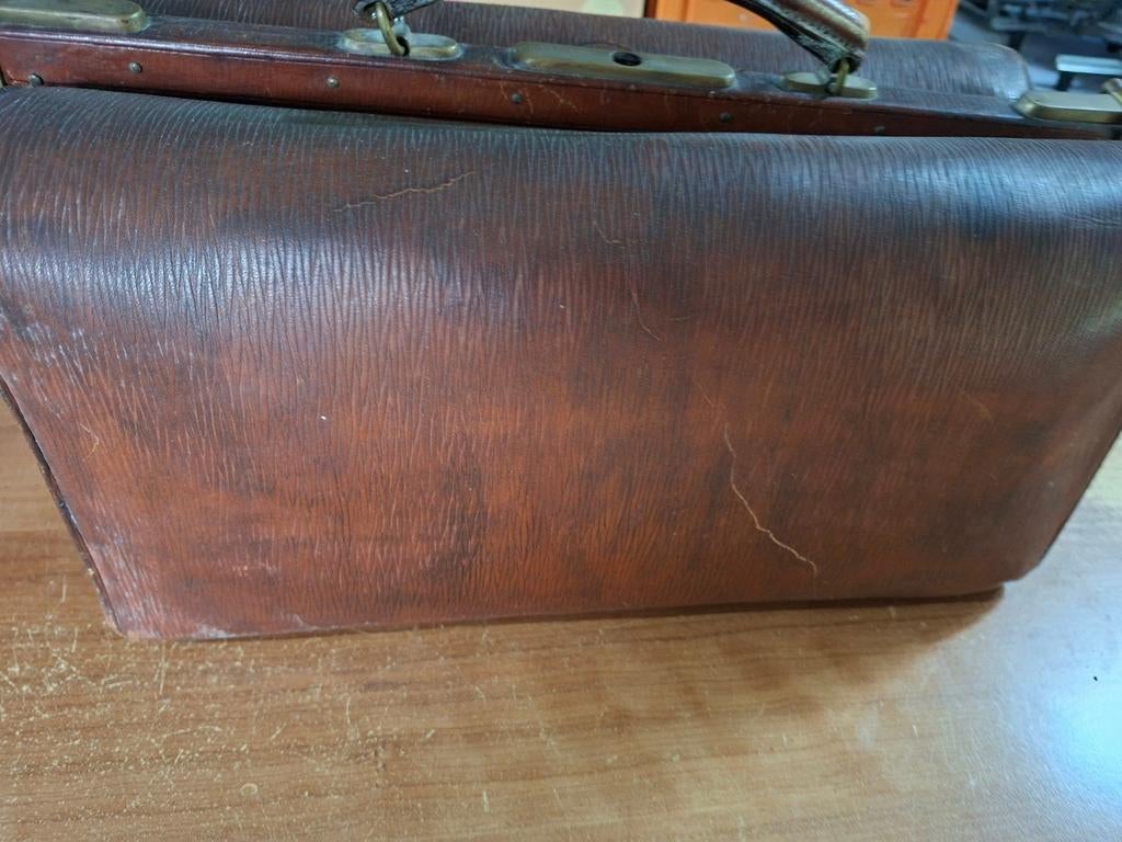 Vintage Leren Koffer - Authentiek en Robuust, Ophalen of Verzenden