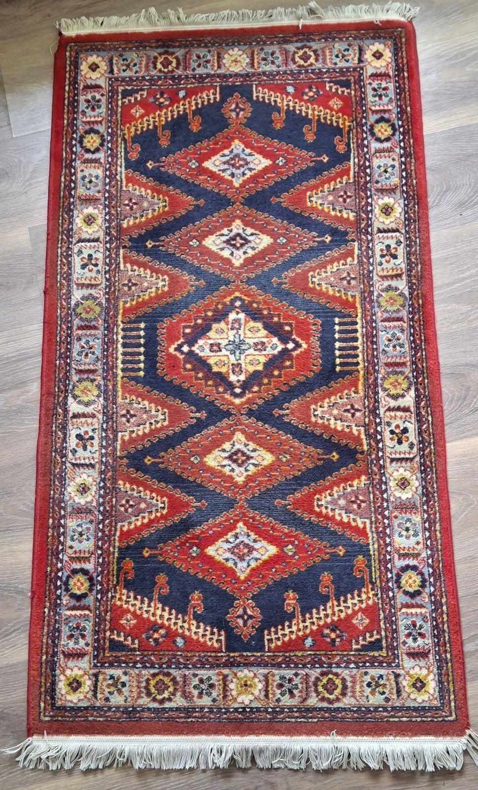Smyrna Yalameh Geometrisch Perzisch Tafelloper 70x140, Ophalen of Verzenden