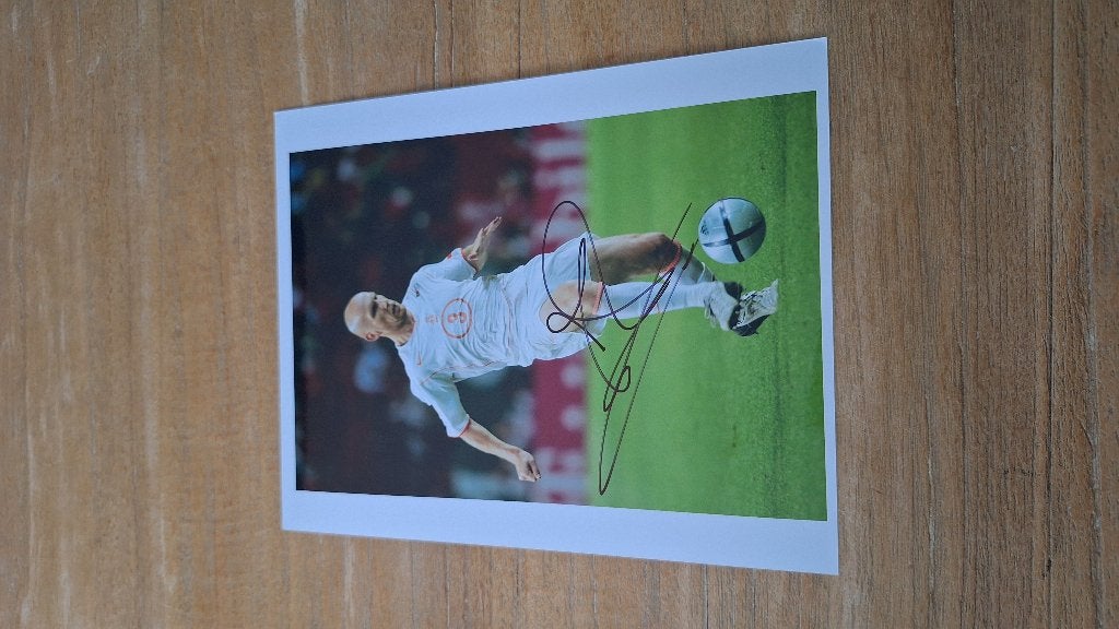 Foto 20x25cm met handtekening; Jaap Stam # Ajax PSV Zwolle, Verzamelen, Ophalen of Verzenden, Nieuw, Overige binnenlandse clubs