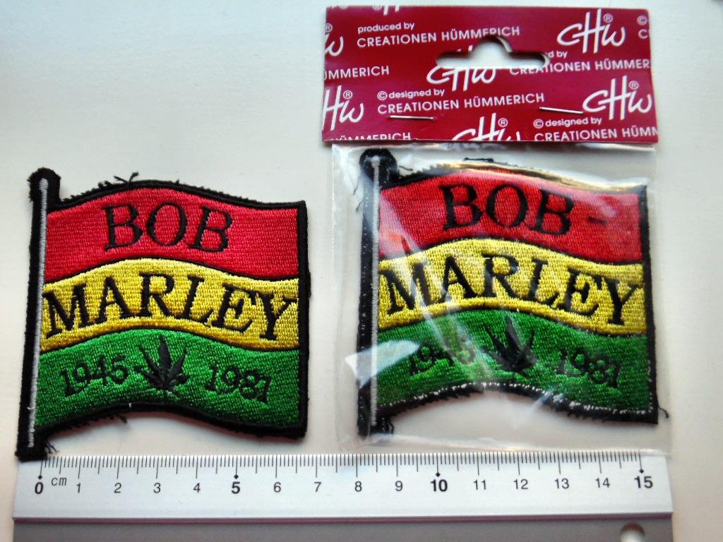 Bob Marley mooie nieuwe shaped patch m193 ---7.5 x 8 cm, Verzenden, Nieuw, Kleding