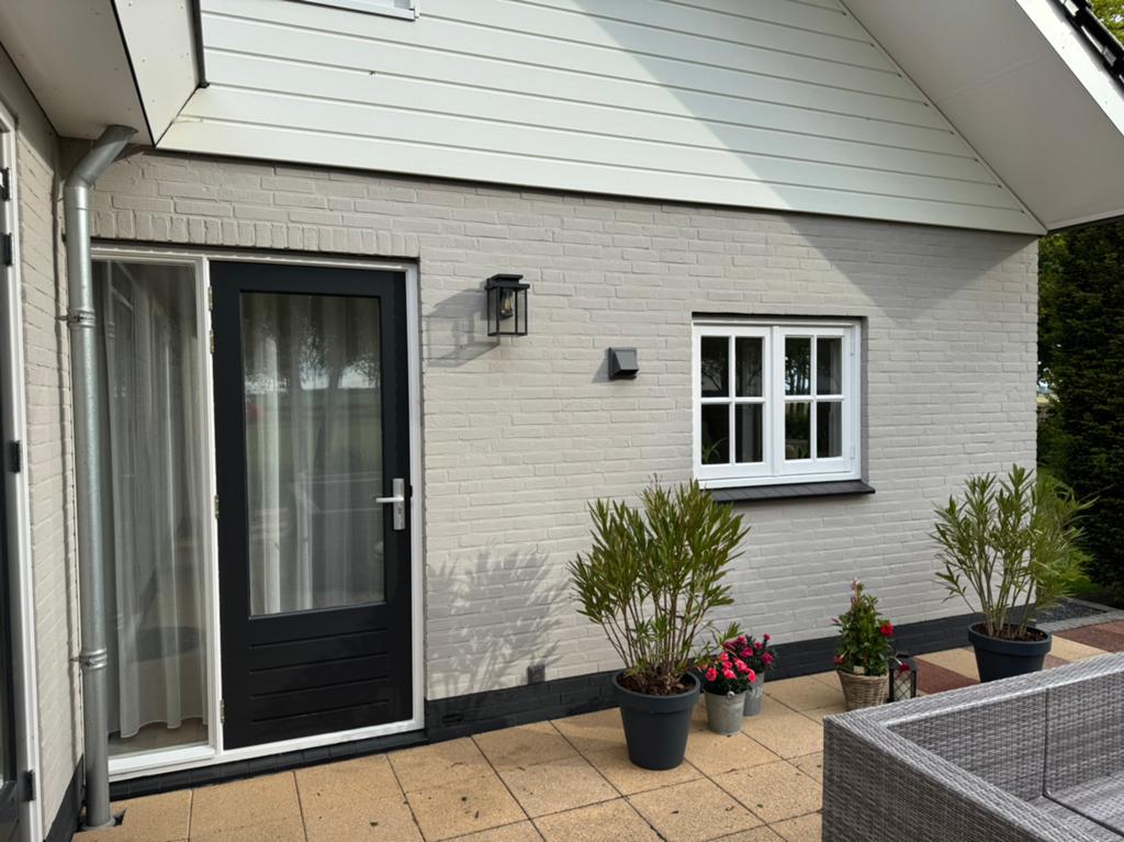 Buitendeur linksdraaiend met dubbel glas 82,4 x 211 cm, Ophalen, 80 tot 100 cm, 200 tot 215 cm, Glas