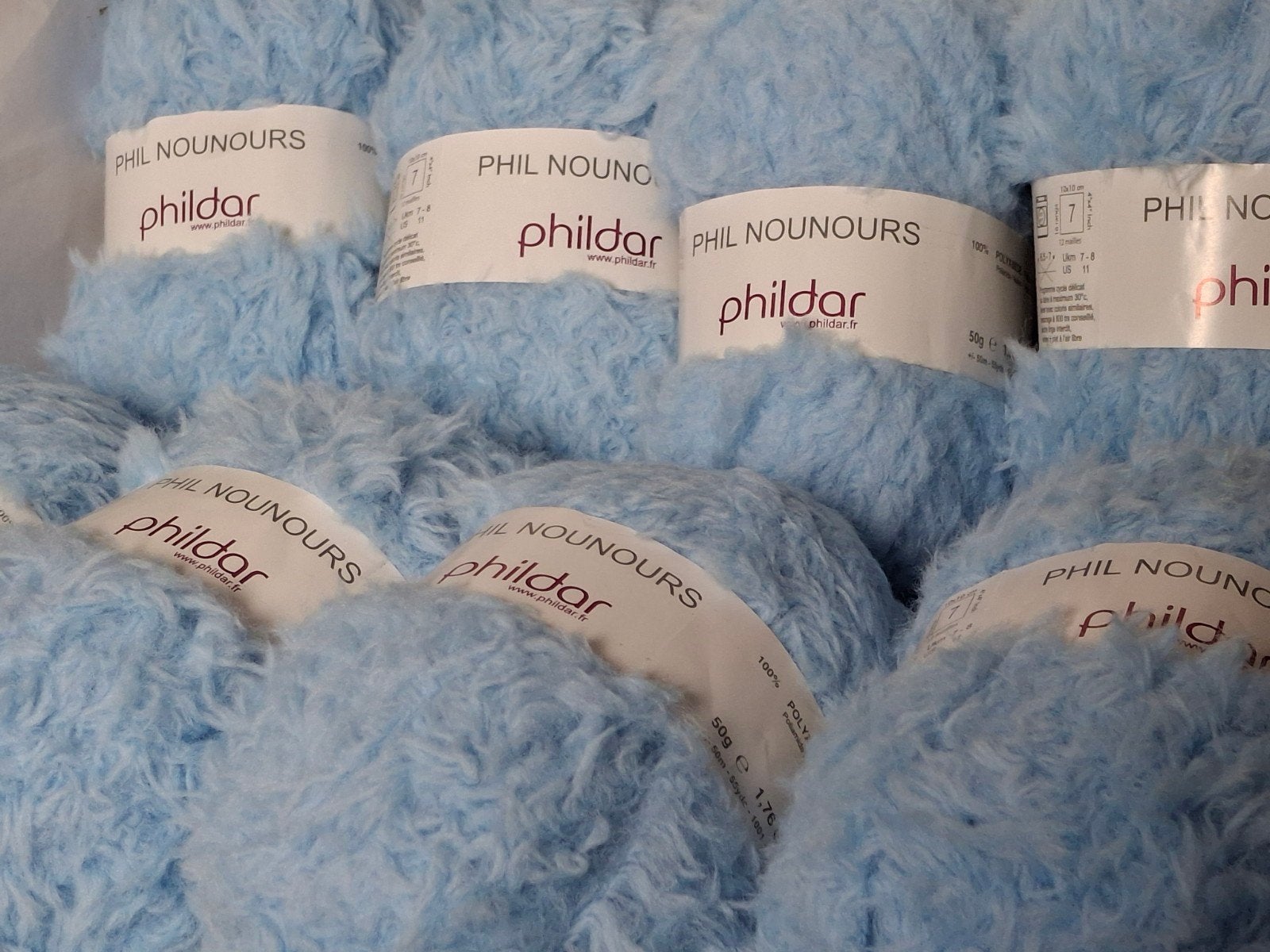 Phildar Phil Nounours - 10 bollen, Verzenden, Nieuw, Breien of Haken, Wol of Garen