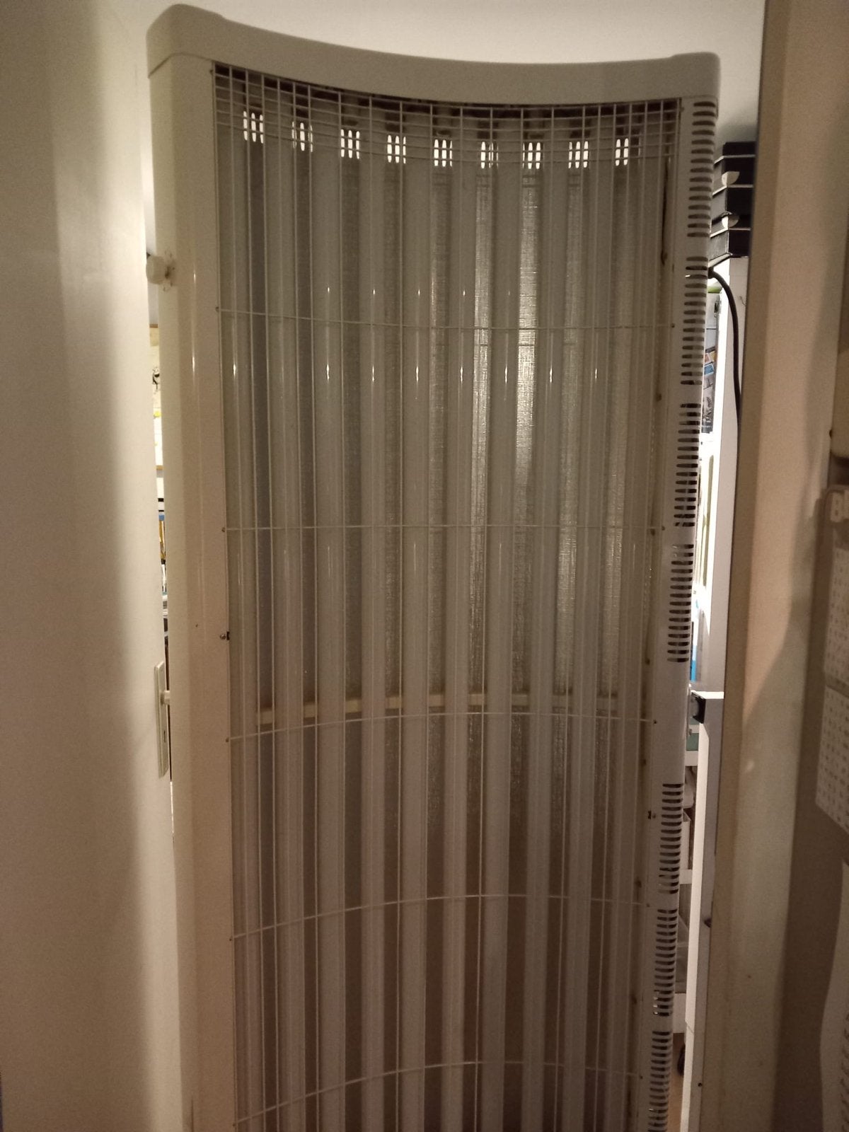 Hapro Pearl Zonnebank - Enkelzijdig met timer, Witgoed en Apparatuur, Ophalen, Gebruikt, Zonnebank enkelzijdig, 15 lampen of meer