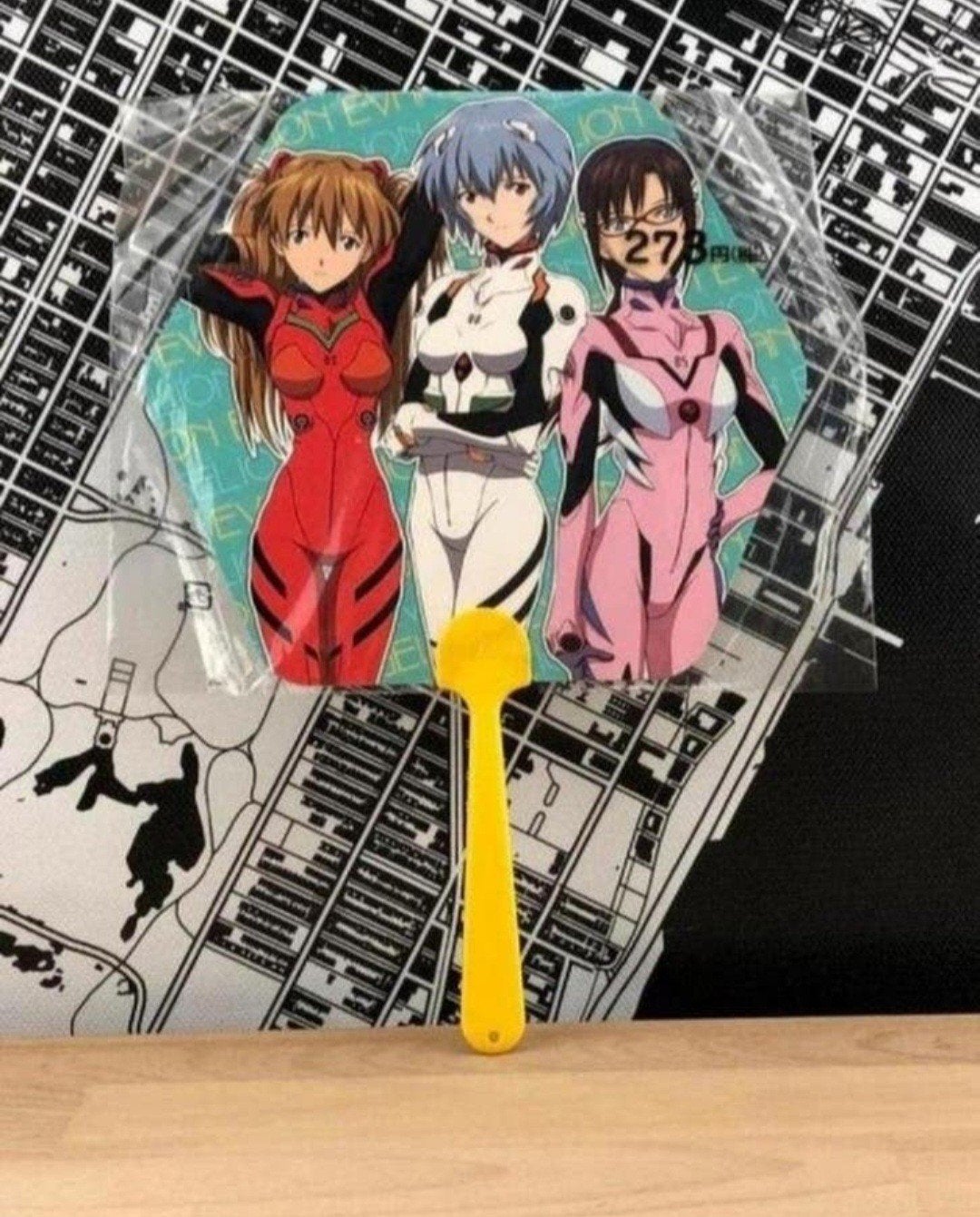 NIEUW Evangelion 2.0 Asuka Rei Mari Shinji Kawori Waaier, Verzamelen, Ophalen of Verzenden, Nieuw, Film, Gebruiksvoorwerp