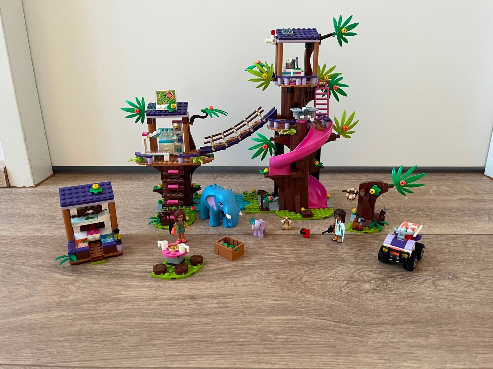 LEGO Friends 41424 Jungle Reddingsbasis Boomhut, Lego, Friends, Ophalen of Verzenden, Zo goed als nieuw