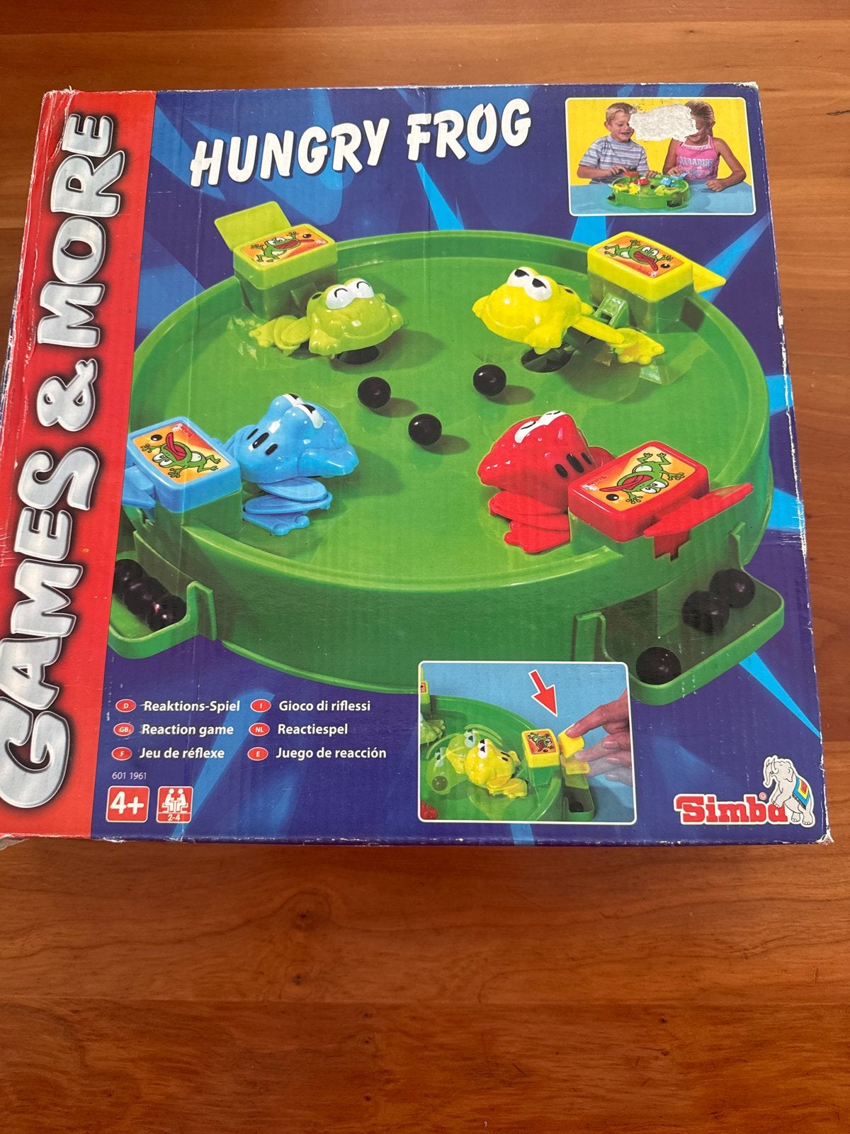 Hungry Frog - Leuk reactiespel voor jong en oud!, Drie of vier spelers, Ophalen, Gebruikt