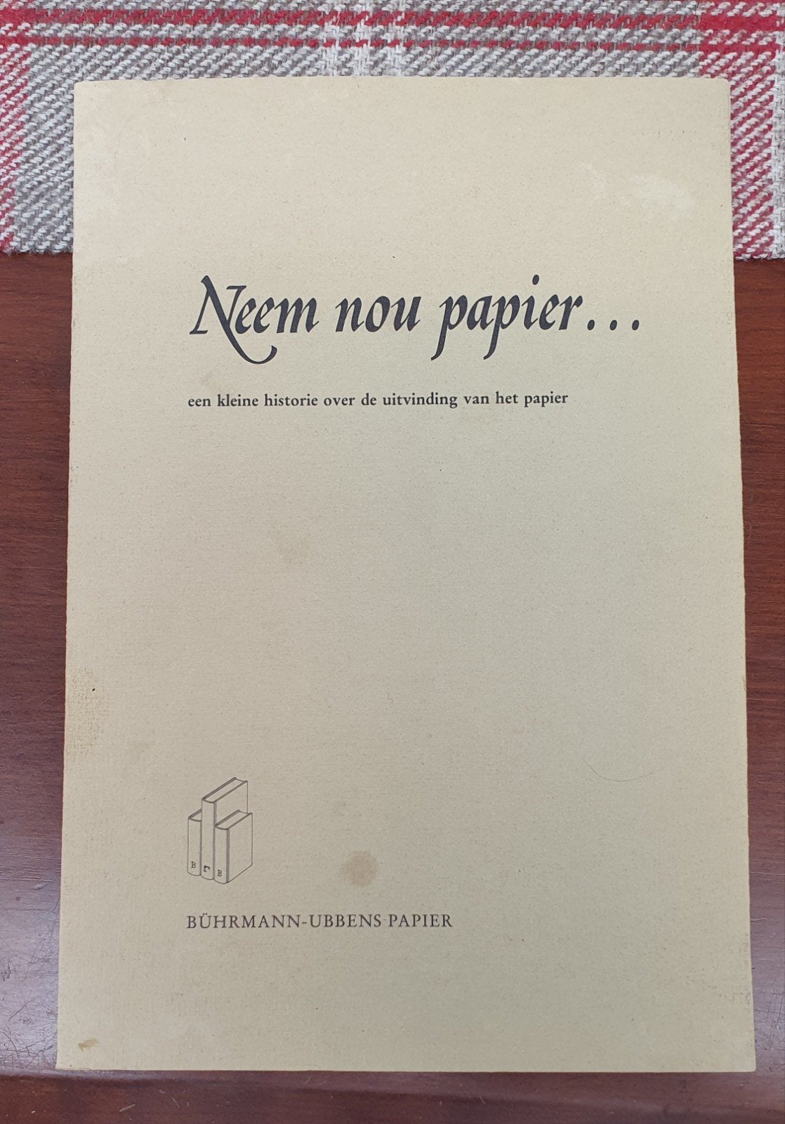 Neem nou papier ... promotie door Bührmann-Ubbens papier, Ophalen of Verzenden