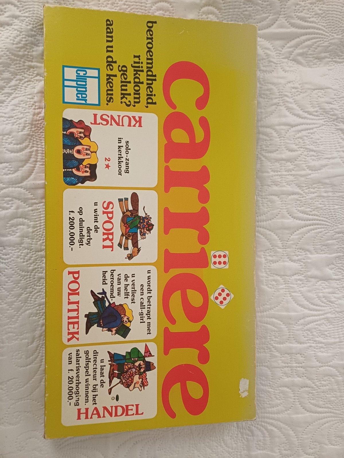 carrière bordspel, Hobby en Vrije tijd, Gezelschapsspellen | Bordspellen, Drie of vier spelers, Ophalen of Verzenden, Gebruikt