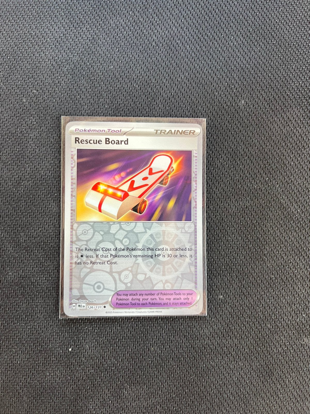 Rescue Board PRE 126/131 reverse holo, Ophalen of Verzenden, Zo goed als nieuw