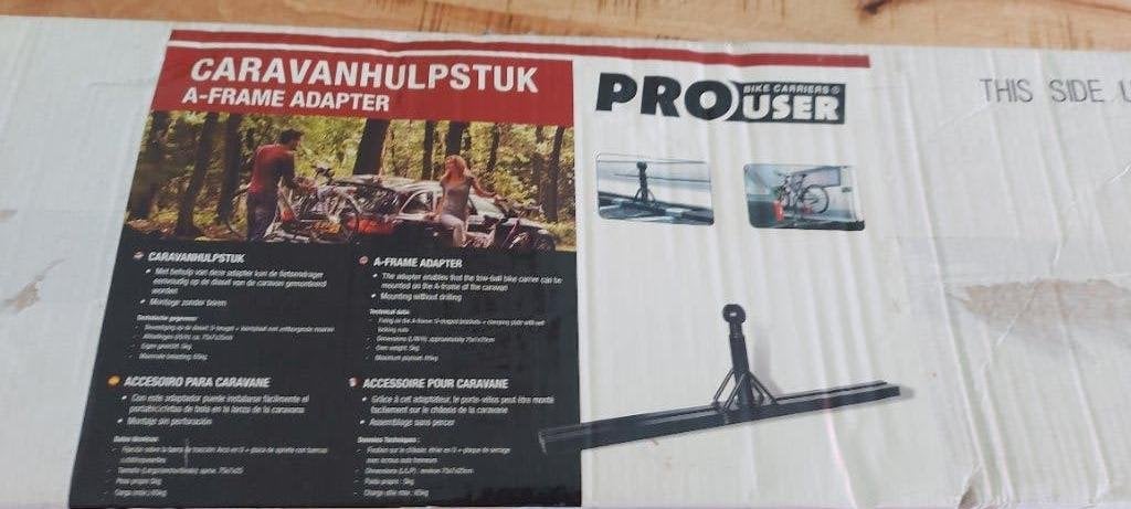 Caravanhulpstuk pro user, Ophalen of Verzenden, Nieuw, Trekhaakdrager