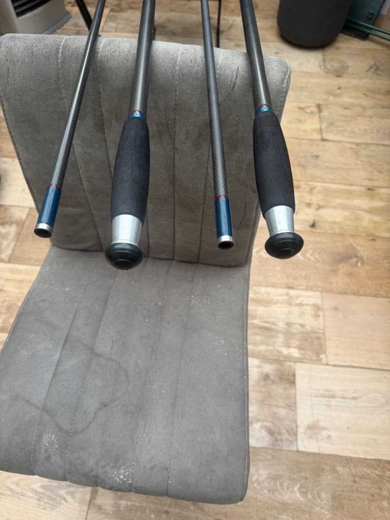 2 x century ng 13ft 3lb 40 mm start oog., Ophalen, Zo goed als nieuw, Werphengel