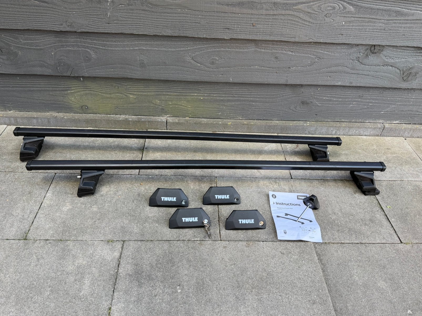ZGAN Thule Evo Flush Rail dakdragers, Auto diversen, Dakdragers, Ophalen, Zo goed als nieuw
