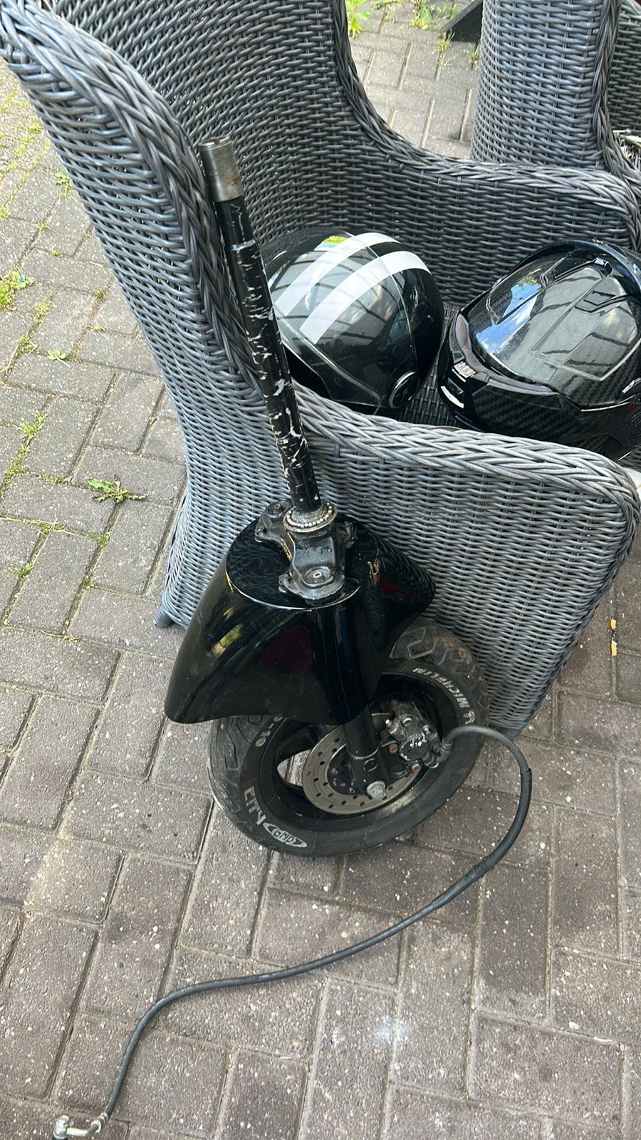 zip voorvork goede staat, Fietsen en Brommers, Brommeronderdelen | Scooters, Ophalen of Verzenden, Zo goed als nieuw