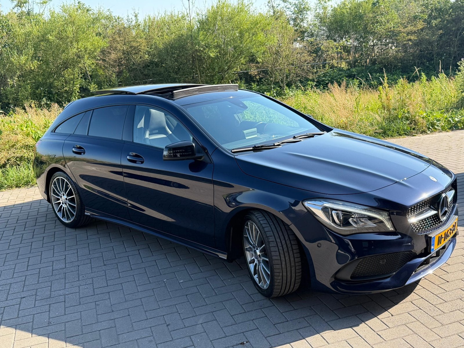 Mercedes-Benz CLA 200 d Panoramadak, Auto's, CLA, 136 pk, 4 cilinders, Blauw