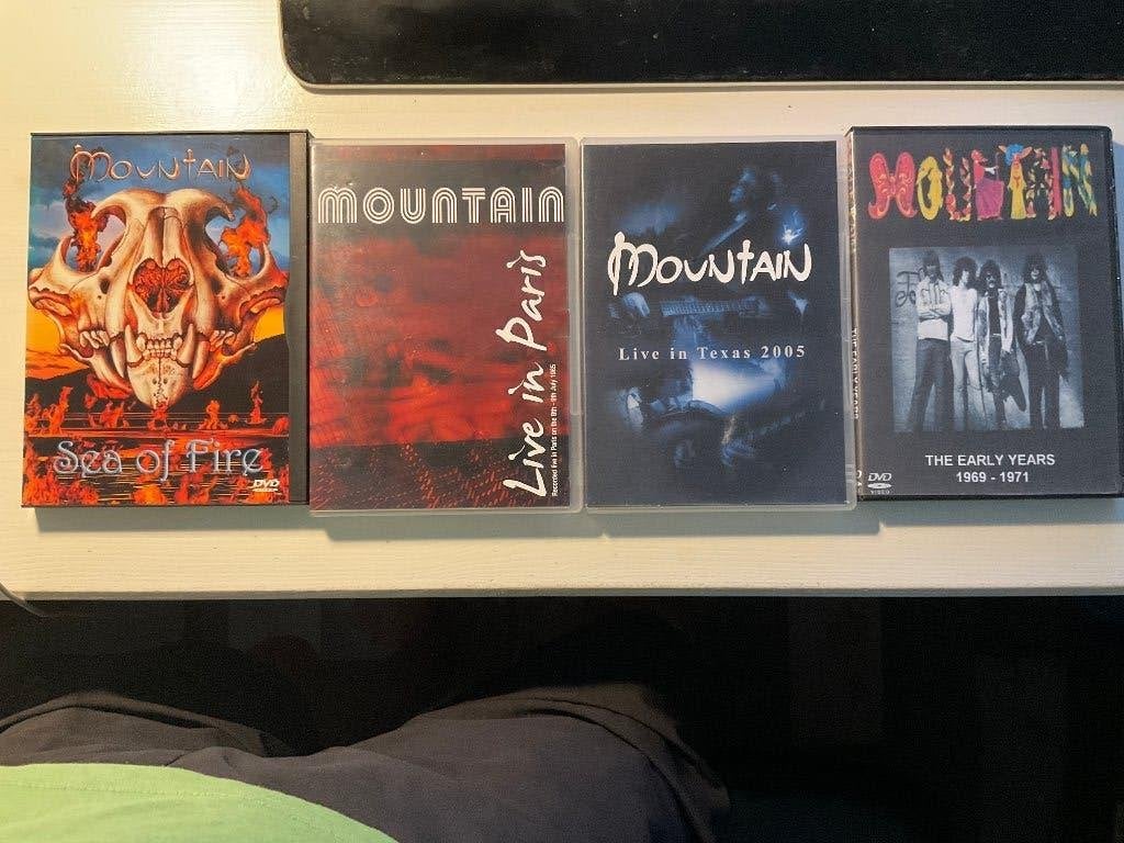 Mountain (Leslie West) 4 live dvd's., Alle leeftijden, Ophalen of Verzenden, Zo goed als nieuw, Concert