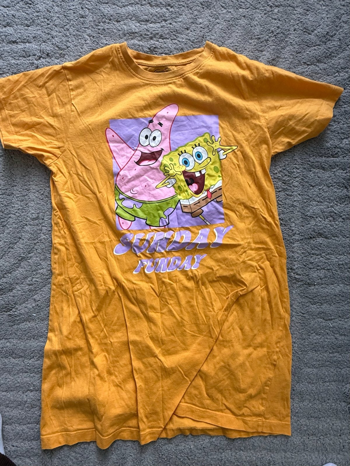 Spongebob Pijamajurk - Maat XS, Geel, Ophalen of Verzenden, Zo goed als nieuw, Maat 34 (XS) of kleiner