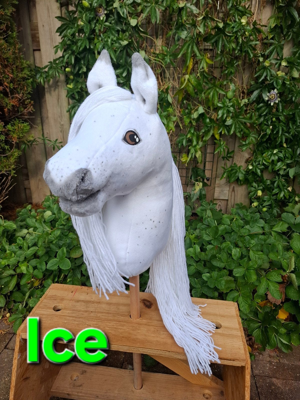Mooie nieuwe schimmel hobbyhorse Ice, hobby horse 
Hij heeft, Ophalen of Verzenden, Nieuw