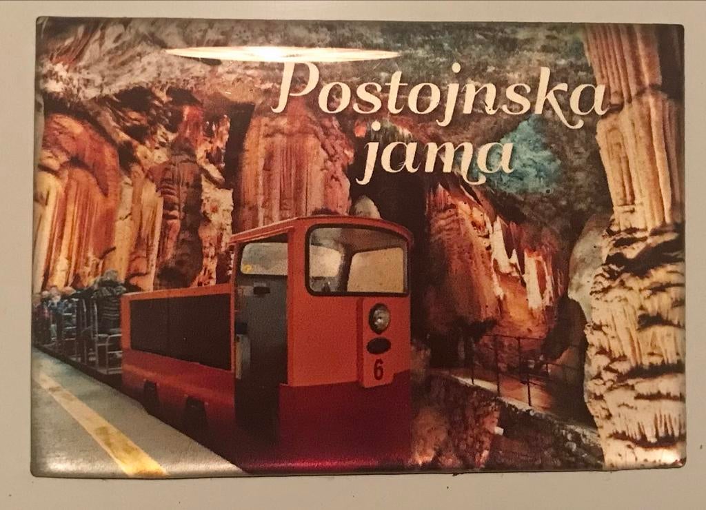 Koelkastmagneet Postojnska Jama Slovenië, Ophalen, Zo goed als nieuw